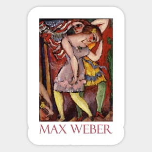 Burlesque (1909) by Max Weber Sticker